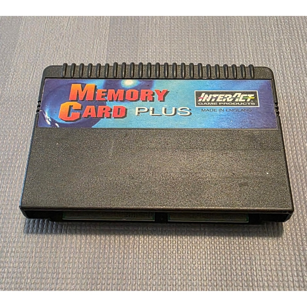 SEGA SATURN MEMORY CARD PLUS INTERACT CARTRIDGE